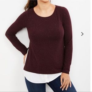 Speckled Lift Up Nursing Sweater